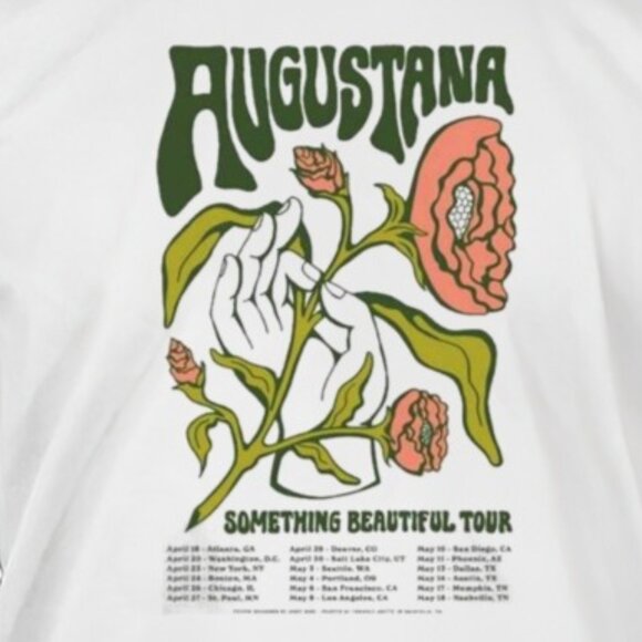 Dan Layus With Augustana Tour Poster Music Fan Gift Graphic Concert T-shirt 81 - Picture 2 of 5